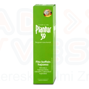 Plantur 39 Koffeines hajszesz 200 ml nőknek vékonyszálú hajra